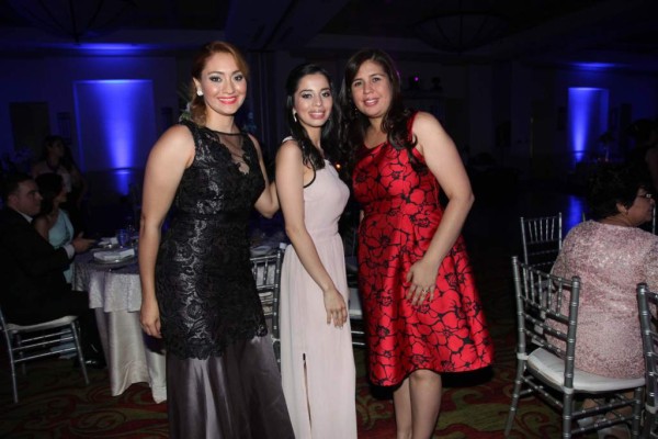 Hestaily Martínez, Marcela Montenegro y Vicky Moncada